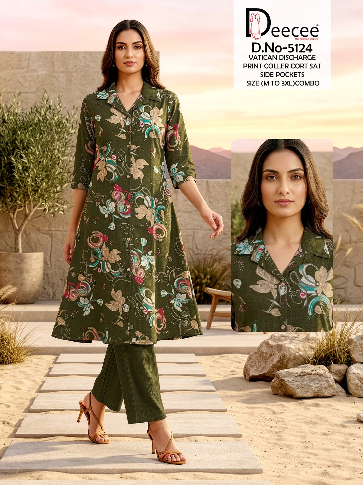 Design 5124 Deecee Vatican Co Ord Set Wholesaler Ahmedabad