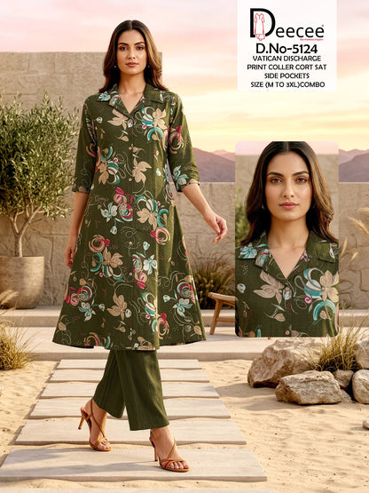 Design 5124 Deecee Vatican Co Ord Set Wholesaler Ahmedabad