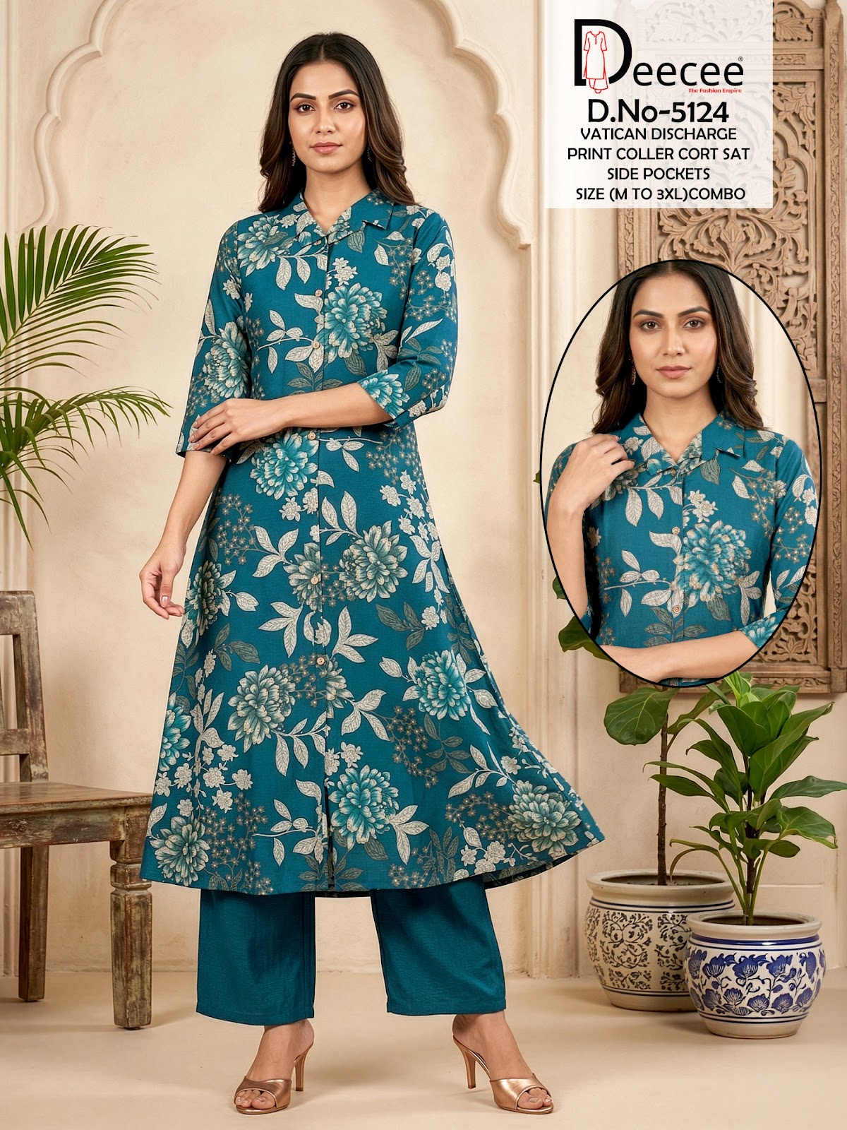 Design 5124 Deecee Vatican Co Ord Set Wholesaler Ahmedabad