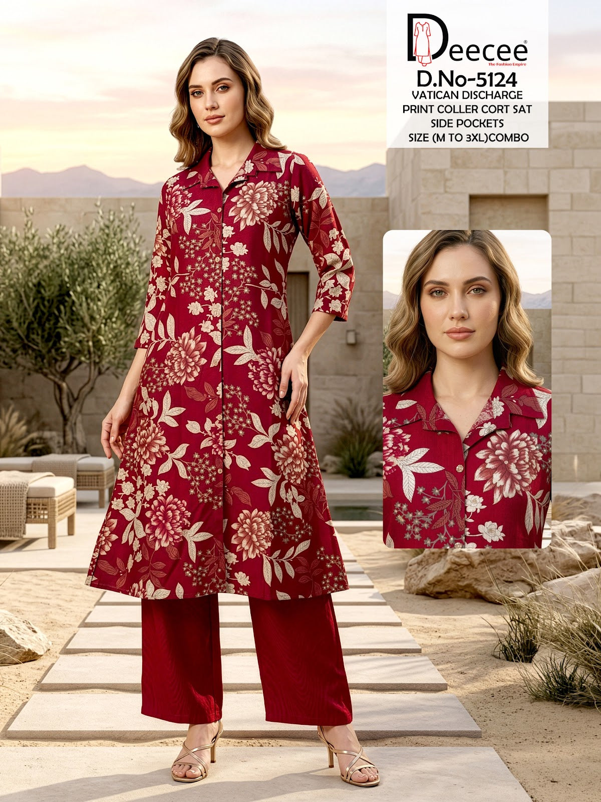 Design 5124 Deecee Vatican Co Ord Set Wholesaler Ahmedabad