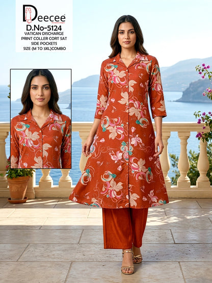 Design 5124 Deecee Vatican Co Ord Set Wholesaler Ahmedabad