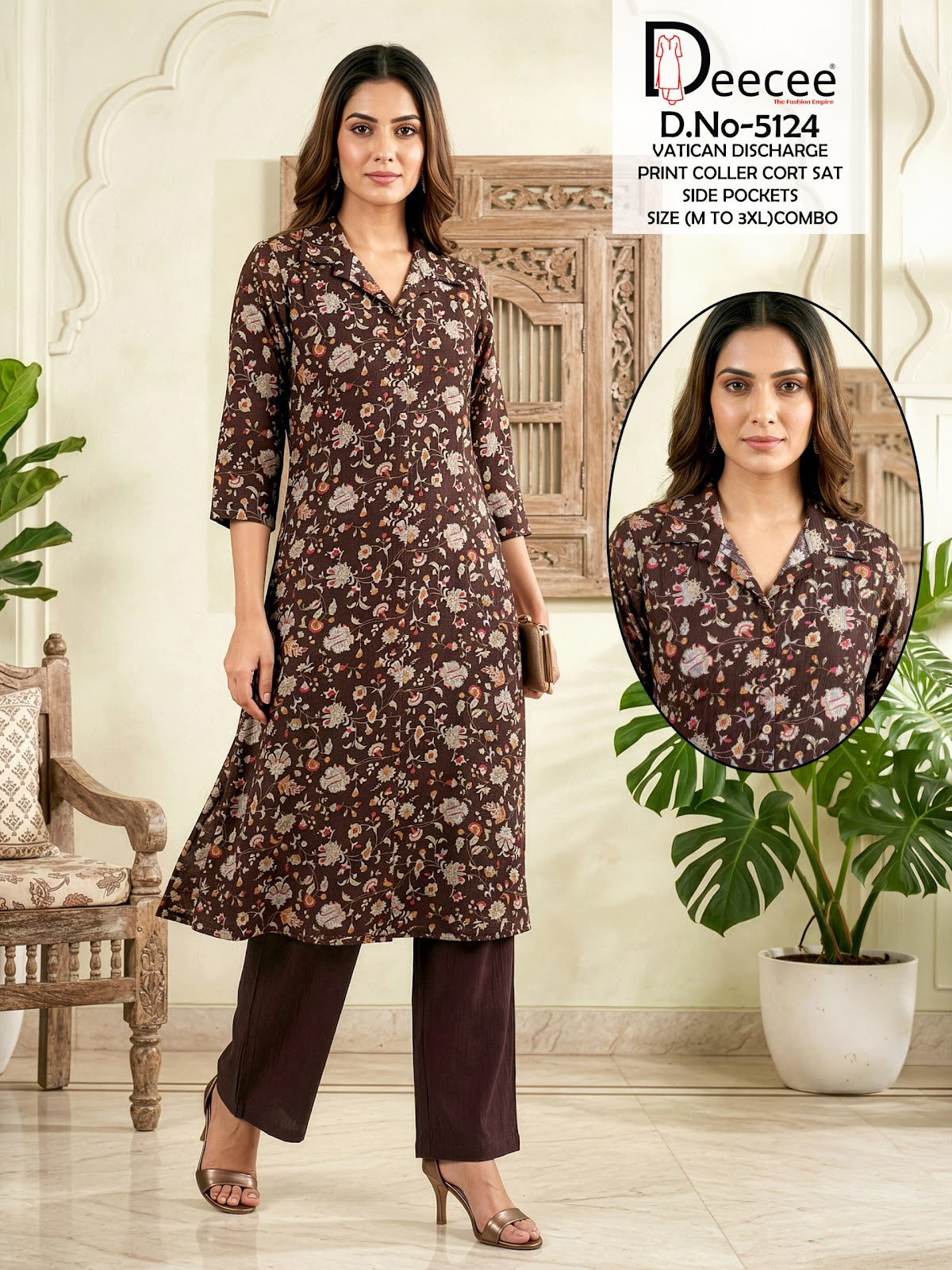 Design 5124 Deecee Vatican Co Ord Set Wholesaler Ahmedabad