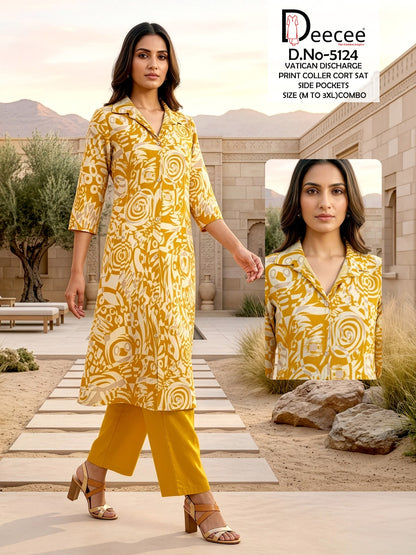 Design 5124 Deecee Vatican Co Ord Set Wholesaler Ahmedabad