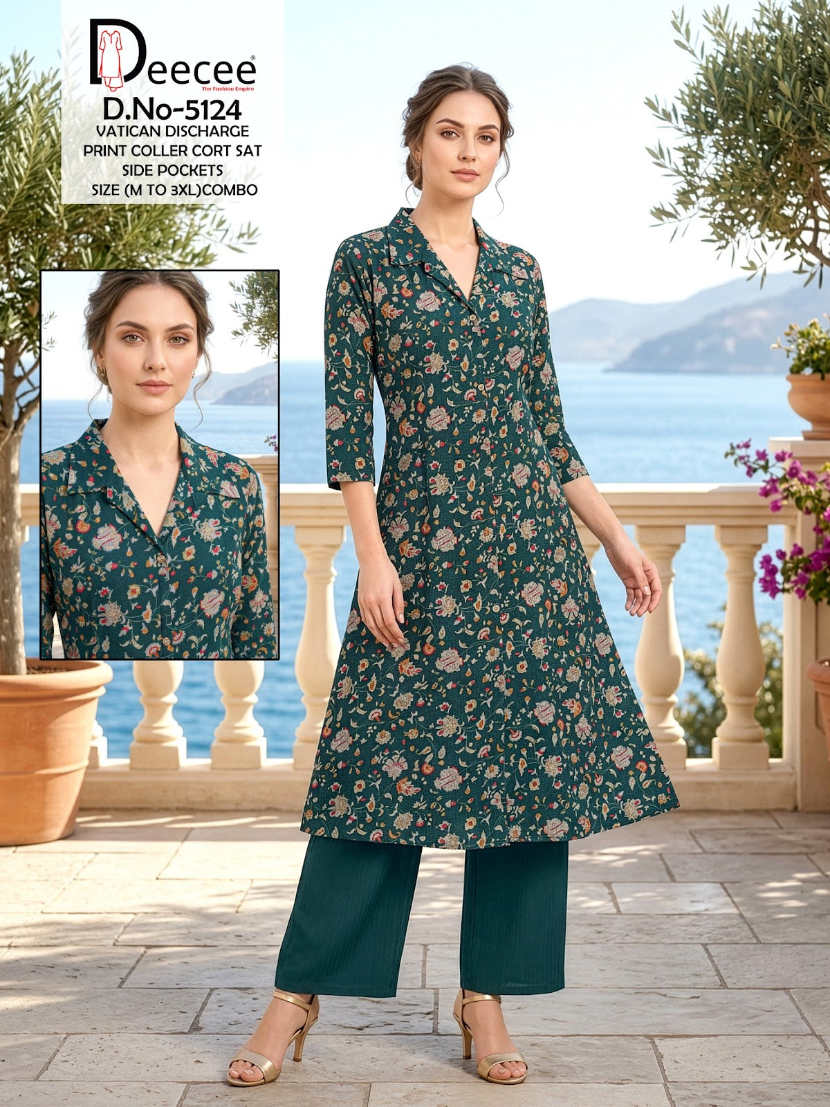 Design 5124 Deecee Vatican Co Ord Set Wholesaler Ahmedabad