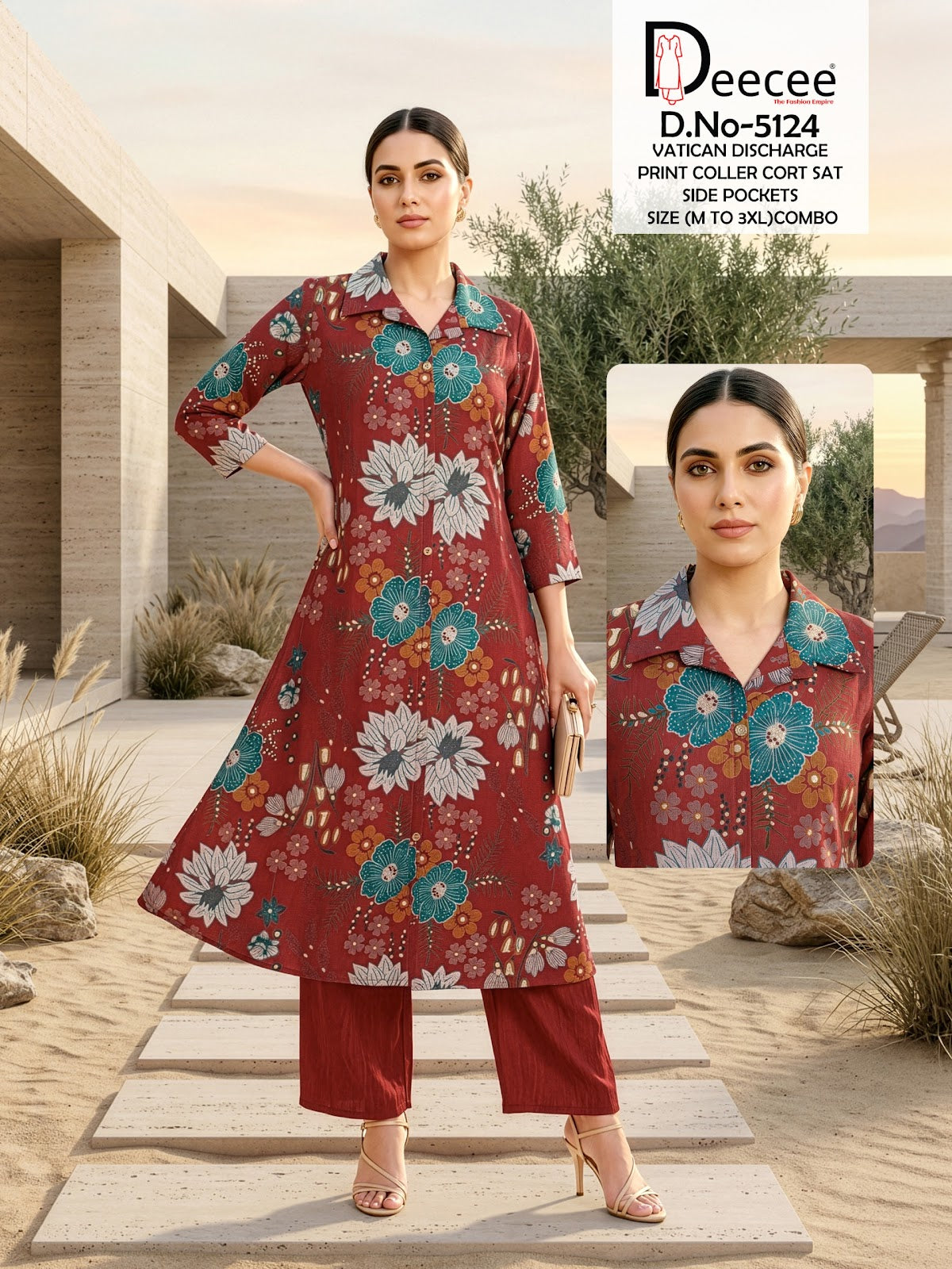 Design 5124 Deecee Vatican Co Ord Set Wholesaler Ahmedabad