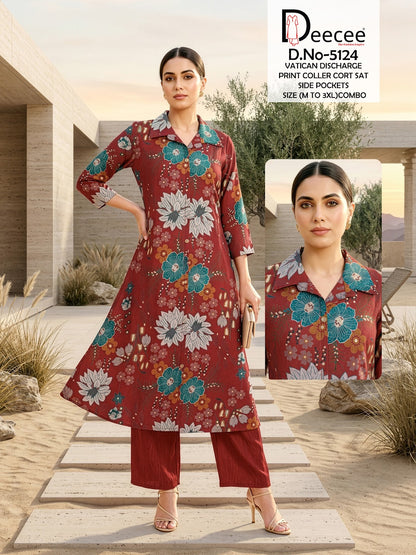 Design 5124 Deecee Vatican Co Ord Set Wholesaler Ahmedabad