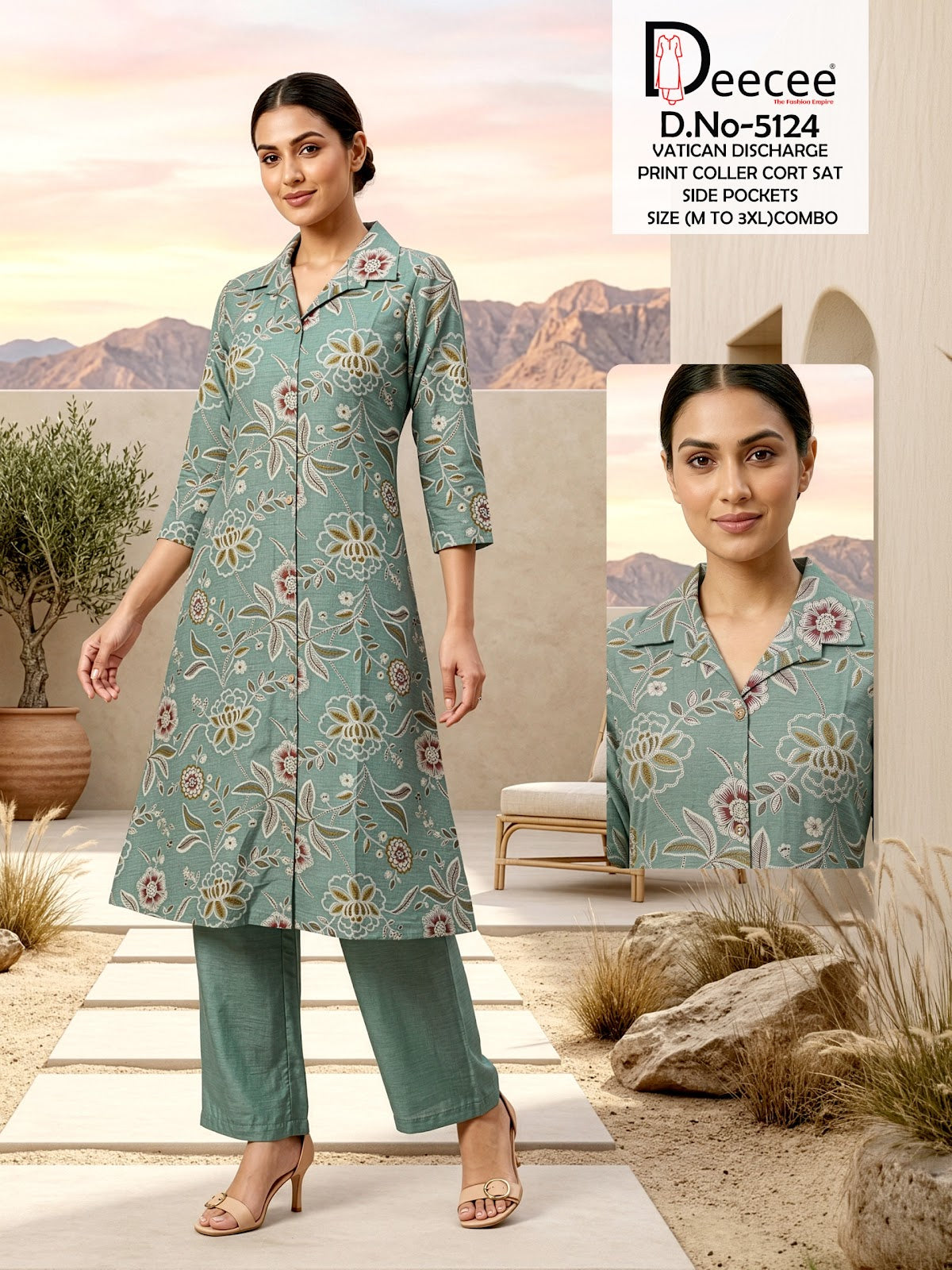 Design 5124 Deecee Vatican Co Ord Set Wholesaler Ahmedabad