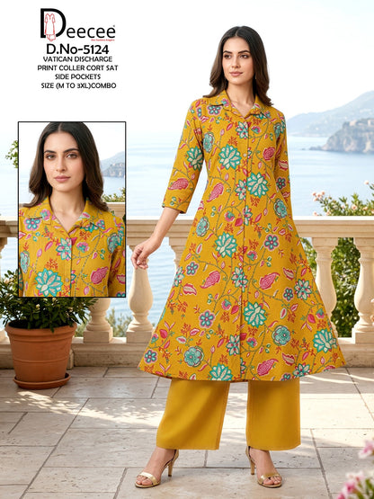 Design 5124 Deecee Vatican Co Ord Set Wholesaler Ahmedabad
