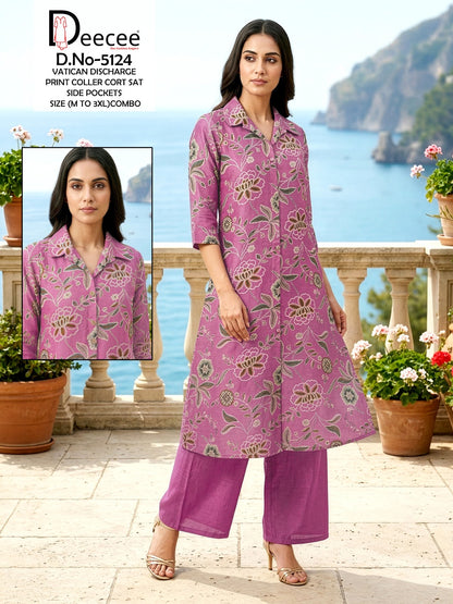 Design 5124 Deecee Vatican Co Ord Set Wholesaler Ahmedabad
