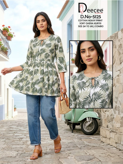 Design 5125 Deecee Cotton Fancy Tops Exporter Gujarat