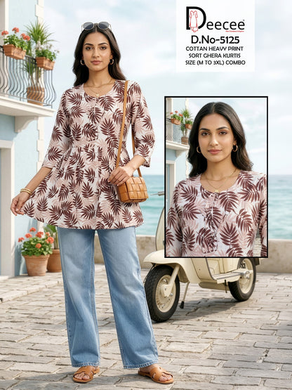 Design 5125 Deecee Cotton Fancy Tops Exporter Gujarat