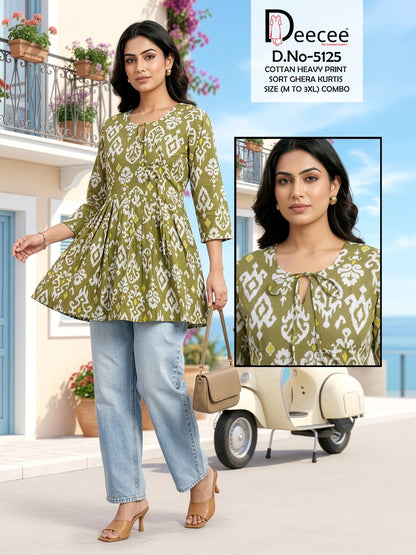 Design 5125 Deecee Cotton Fancy Tops Exporter Gujarat