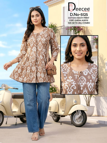 Design 5125 Deecee Cotton Fancy Tops Exporter Gujarat