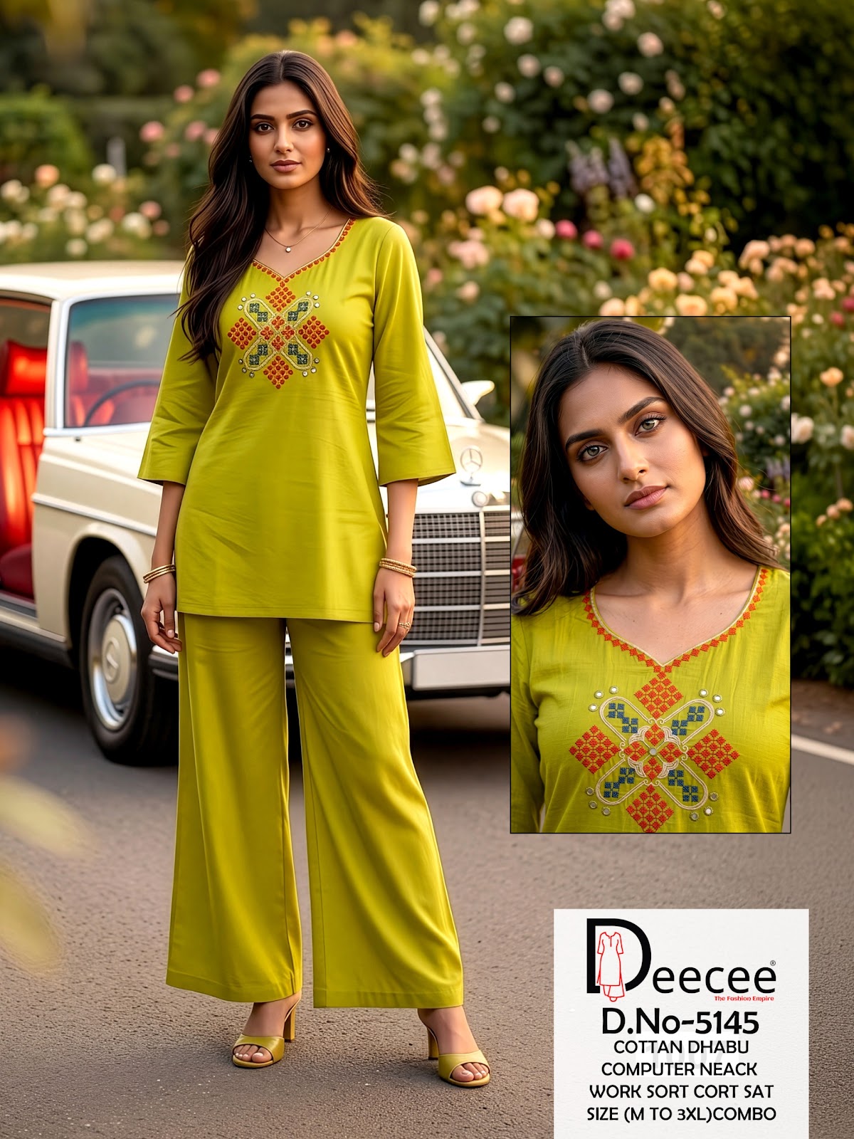 Design 5145 Deecee Cotton Co Ord Set Manufacturer Gujarat