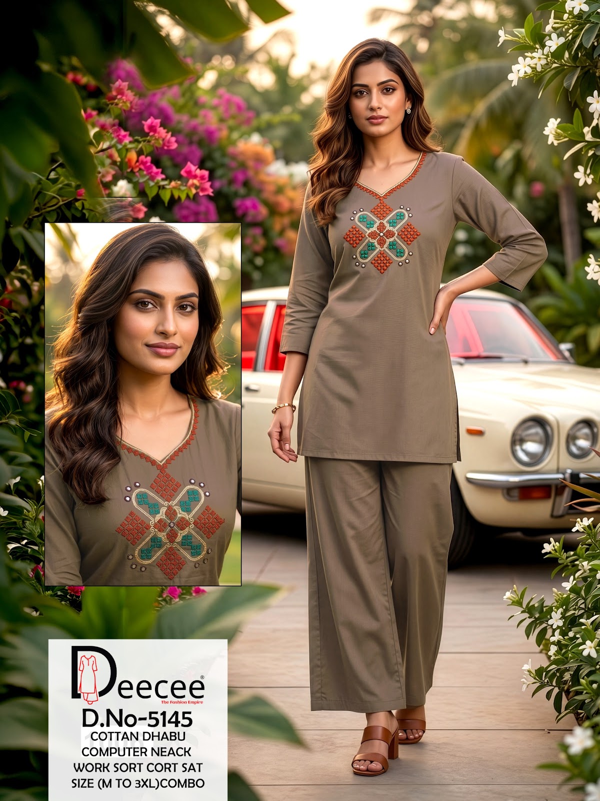 Design 5145 Deecee Cotton Co Ord Set Manufacturer Gujarat