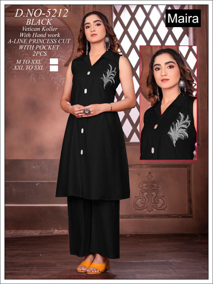 Design 5207-5214 Maira Vetican Silk Co Ord Set Supplier Ahmedabad