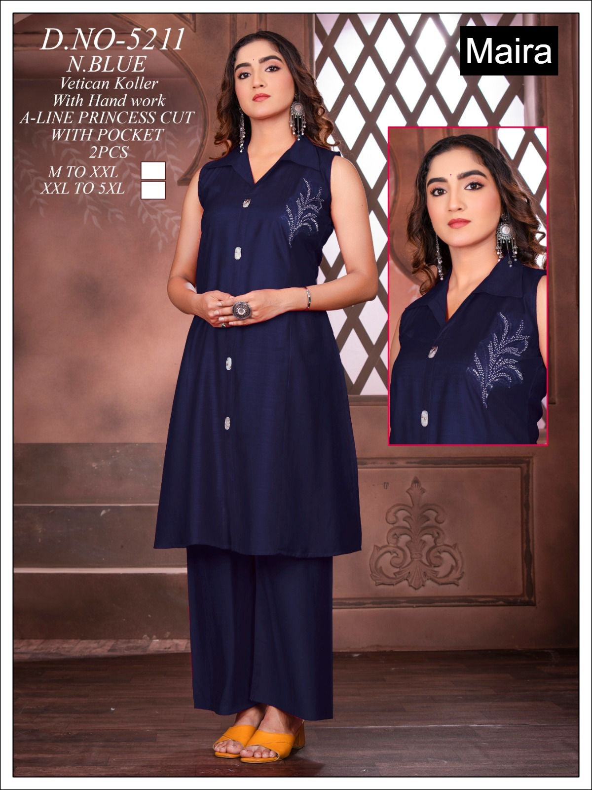 Design 5207-5214 Maira Vetican Silk Co Ord Set Supplier Ahmedabad