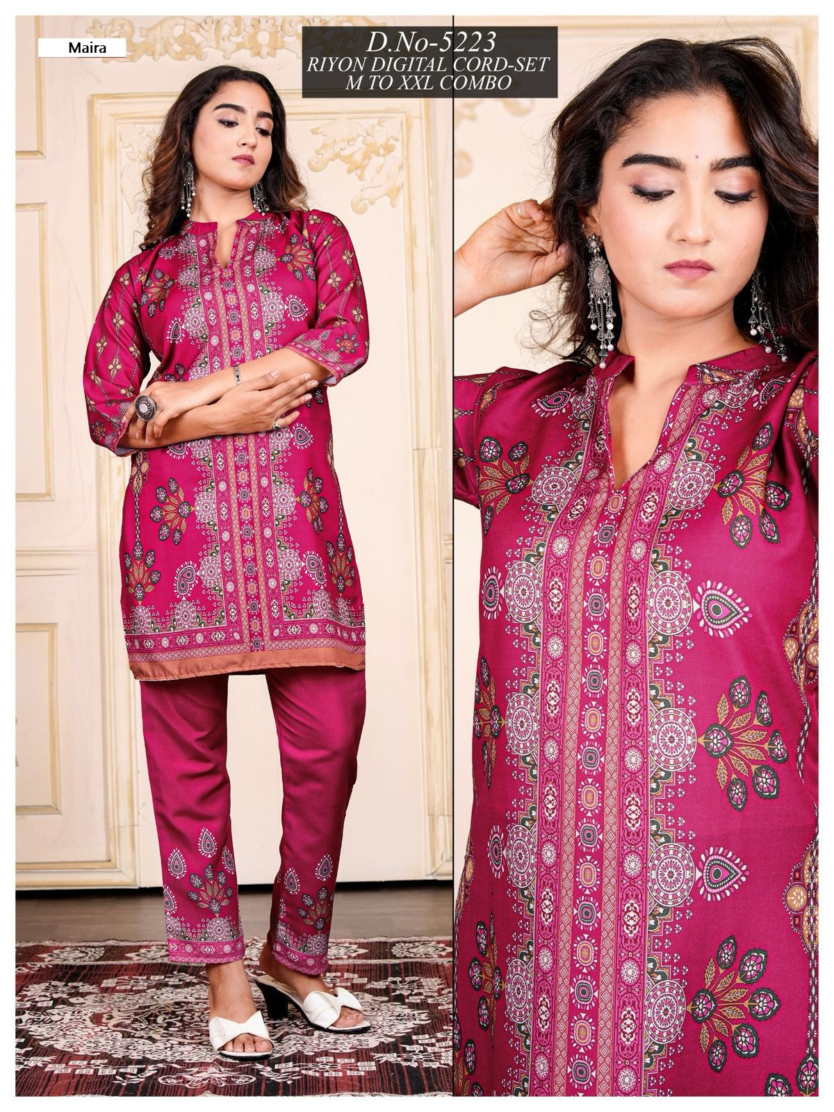 Design 5216-5224 Maira Rayon Co Ord Set Manufacturer Ahmedabad