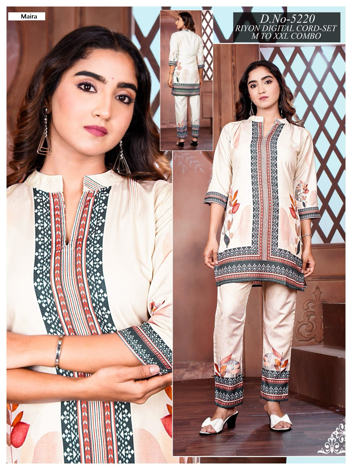 Design 5216-5224 Maira Rayon Co Ord Set Manufacturer Ahmedabad