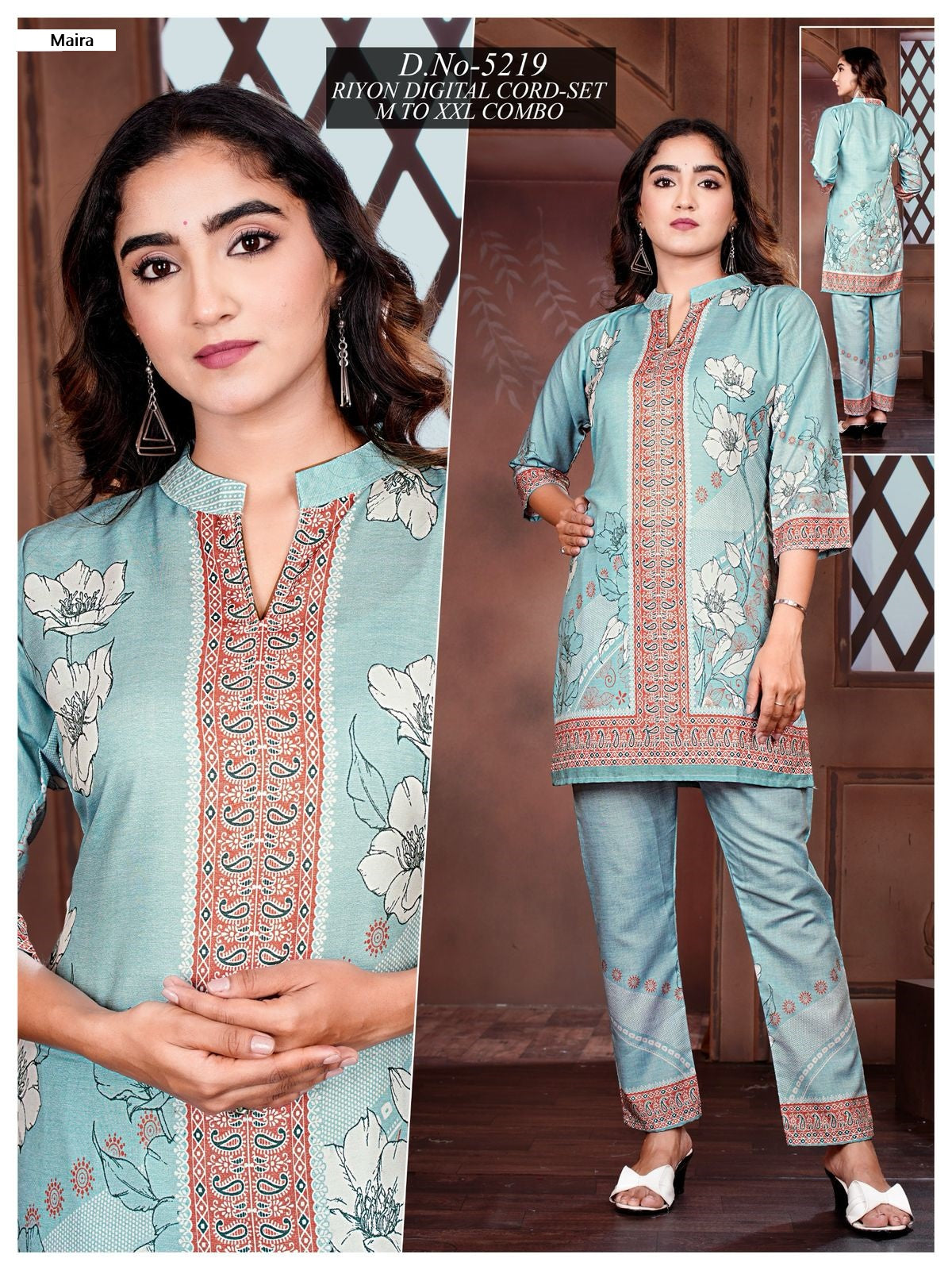 Design 5216-5224 Maira Rayon Co Ord Set Manufacturer Ahmedabad