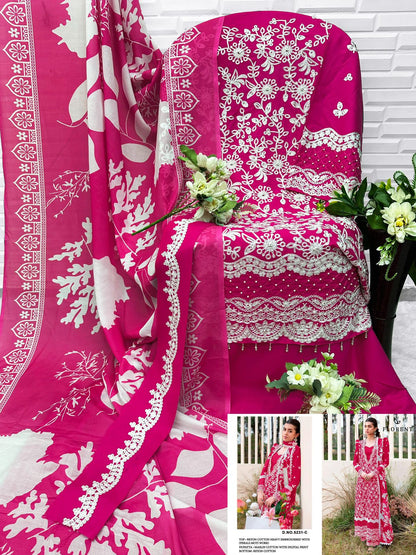 Design 5231 Florent Rayon Cotton Pakistani Salwar Suits Supplier Gujarat
