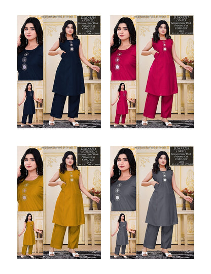 Design 5232-5239 Maira Vetican Silk Co Ord Set Wholesaler Ahmedabad