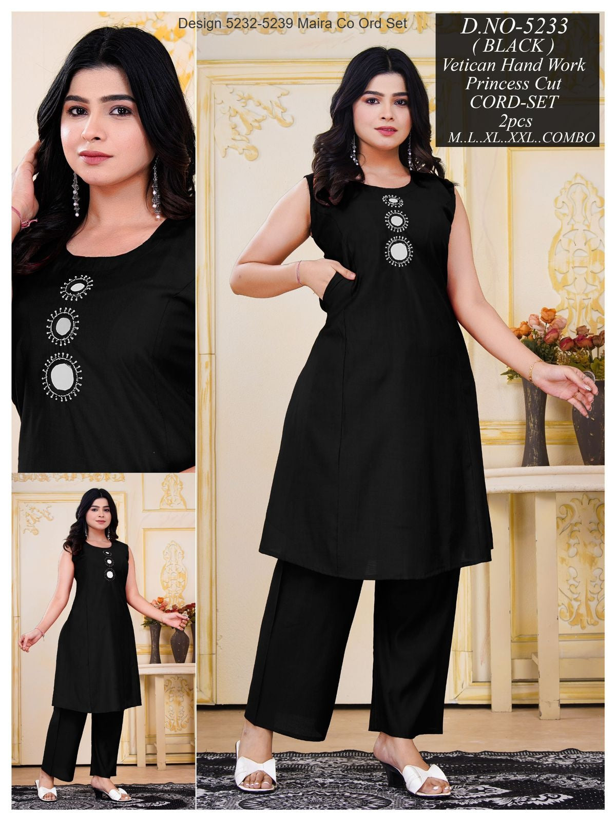 Design 5232-5239 Maira Vetican Silk Co Ord Set Wholesaler Ahmedabad