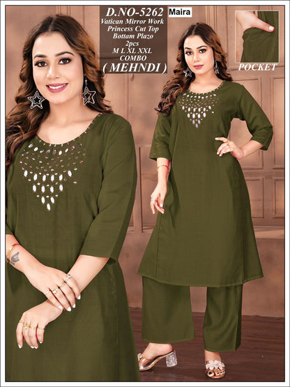 Design 5259-5266 Maira Vetican Co Ord Set Wholesaler