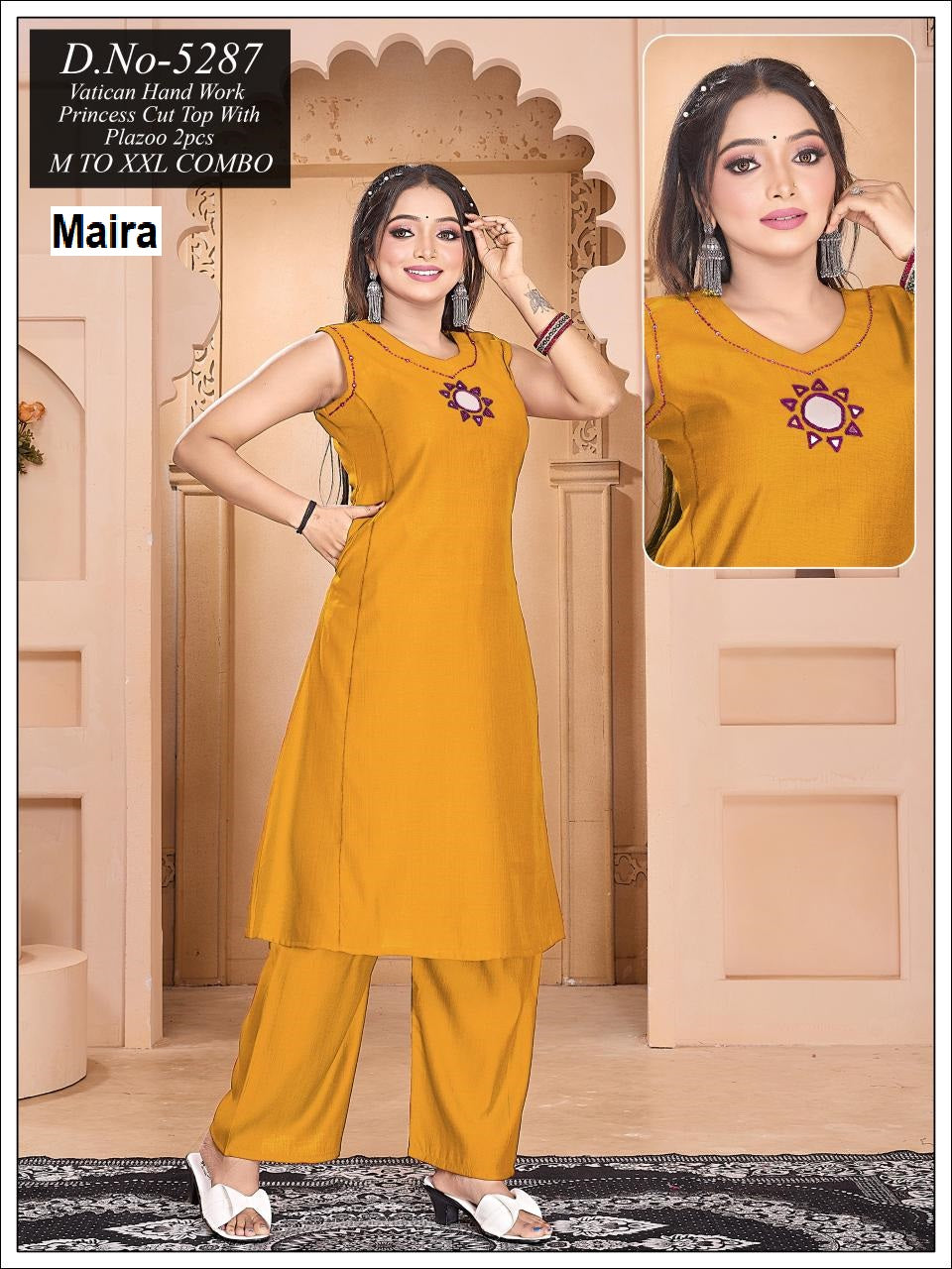 Design 5285-5291 Maira Vetican Co Ord Set Supplier
