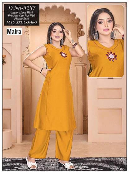 Design 5285-5291 Maira Vetican Co Ord Set Supplier