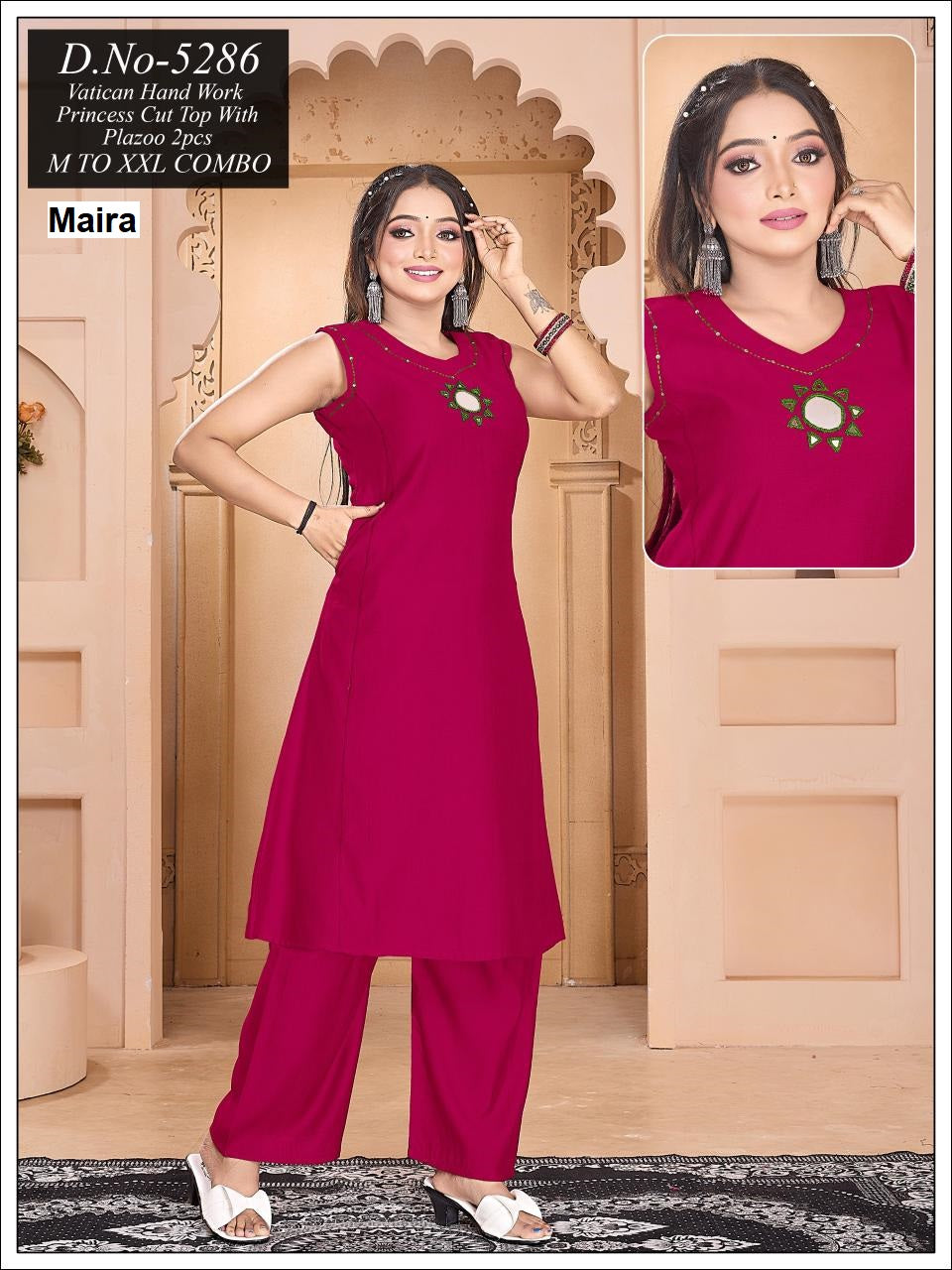 Design 5285-5291 Maira Vetican Co Ord Set Supplier