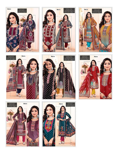 Design 5313-5320 Maira Vetican Readymade Pant Style Suits Manufacturer