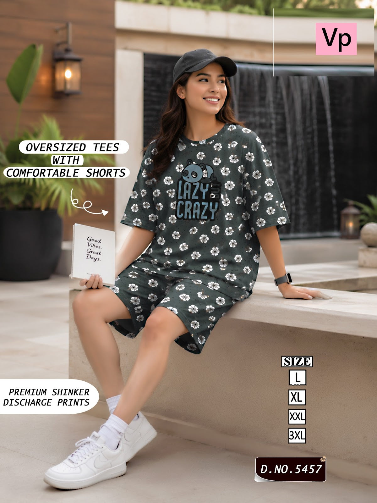 Design 5457 Vp Hosiery Cotton Shorts Night Suits Wholesaler Gujarat
