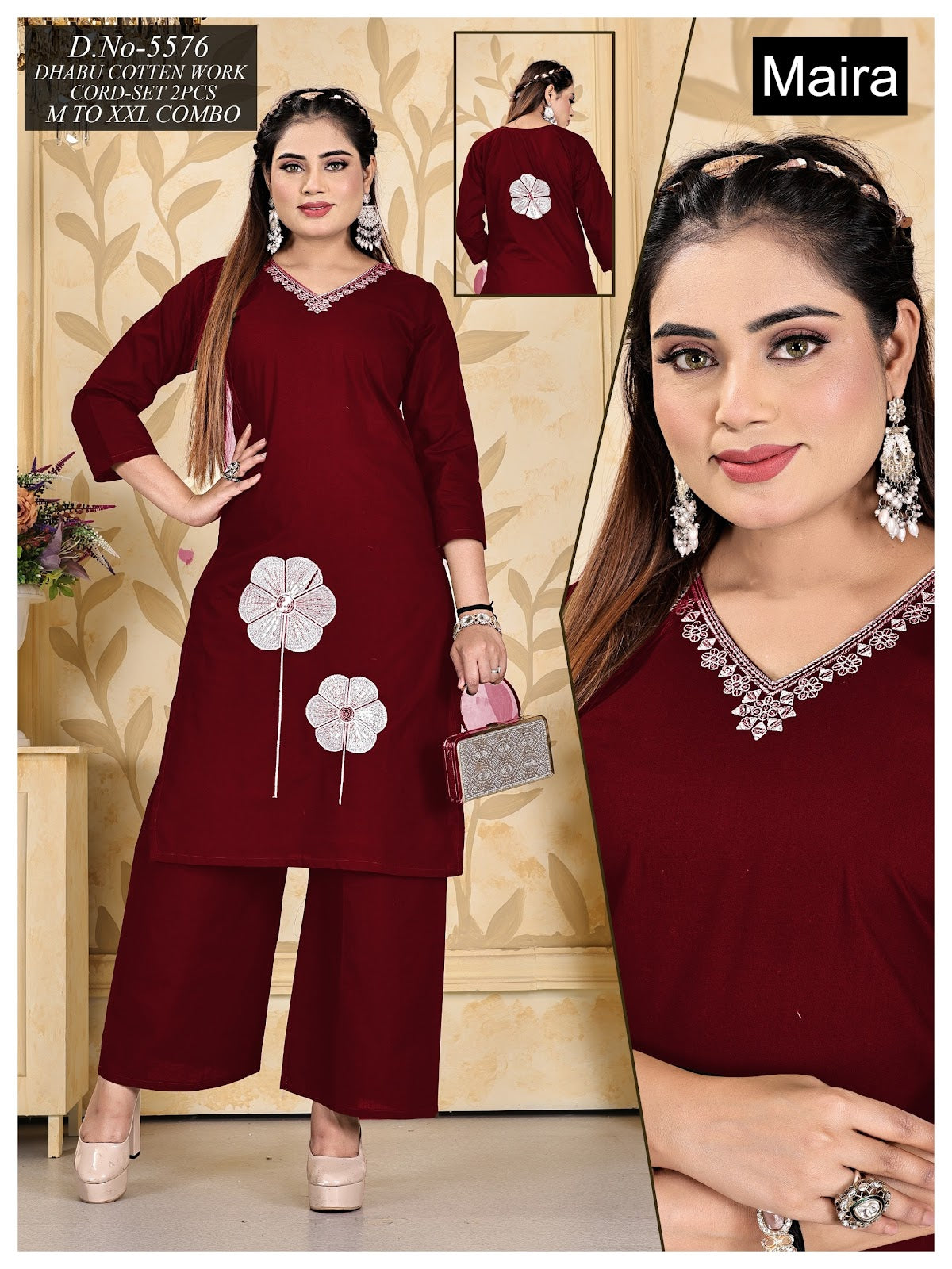 Design 5573-5580 Maira Cotton Co Ord Set Manufacturer Gujarat
