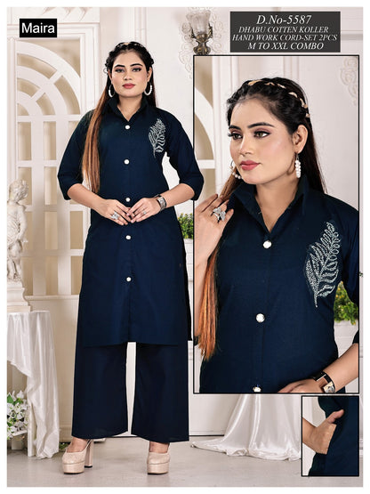 Design 5581-5588 Maira Cotton Co Ord Set Supplier