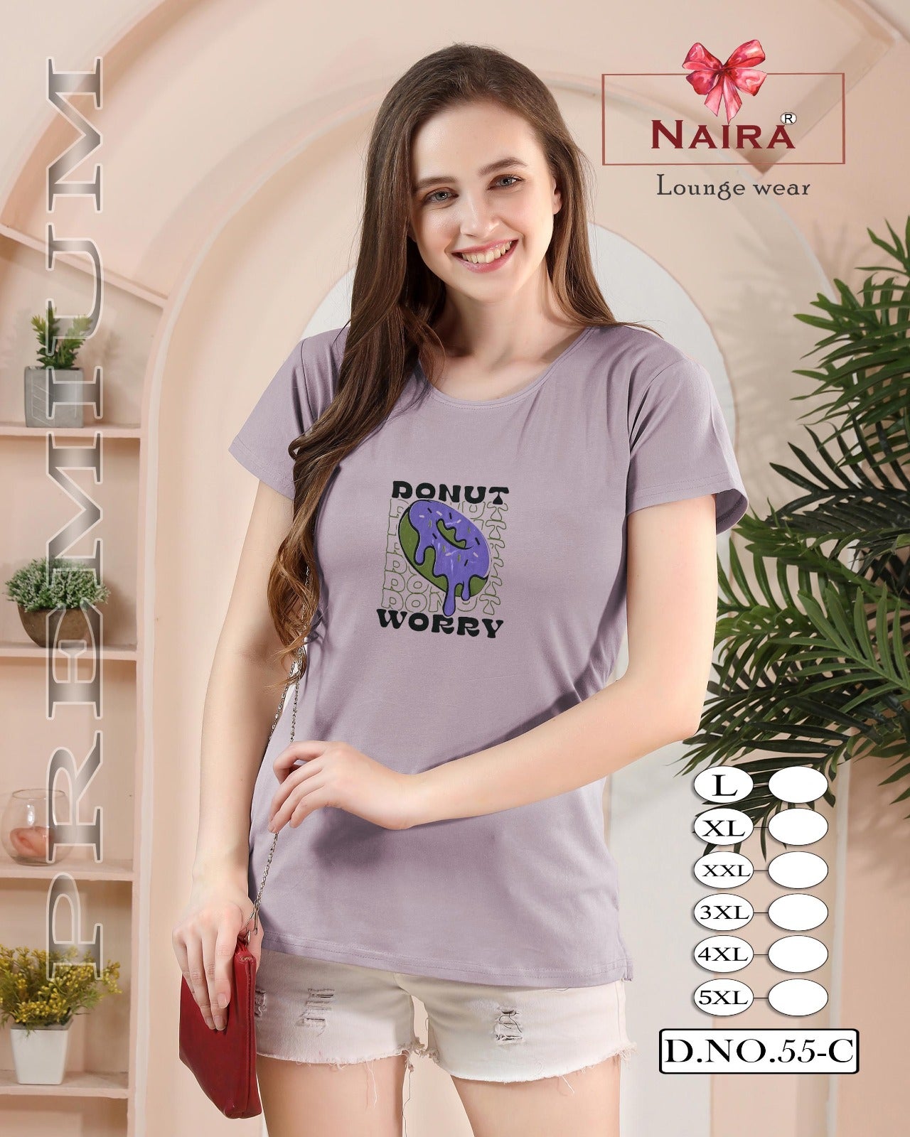 Design 55 Kavyansika Hosiery Cotton Women Tshirt Supplier Gujarat