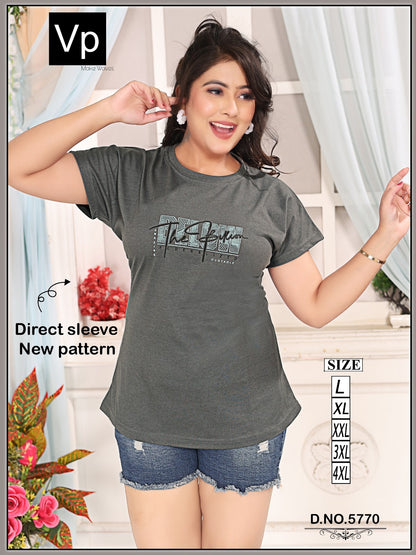 Design 5770 Vp Hosiery Women Tshirt Wholesaler India
