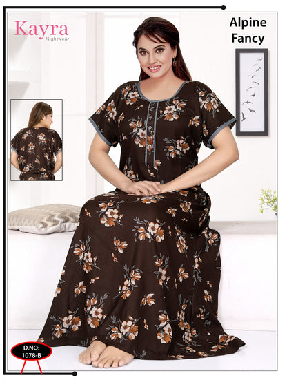 Design 5 Kayra Adit Alpine Night Gowns Wholesale