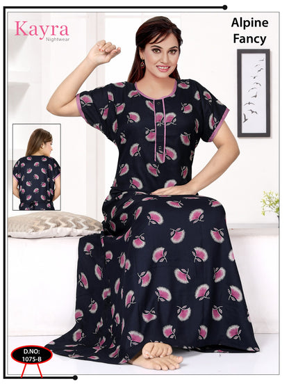 Design 5 Kayra Adit Alpine Night Gowns Wholesale