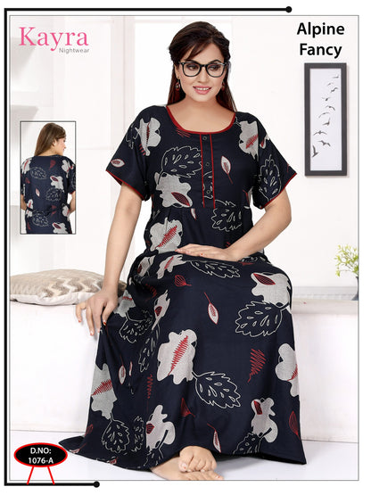 Design 5 Kayra Adit Alpine Night Gowns Wholesale