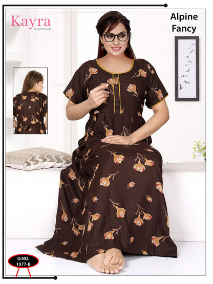 Design 5 Kayra Adit Alpine Night Gowns Wholesale
