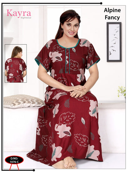 Design 5 Kayra Adit Alpine Night Gowns Wholesale