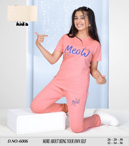 Design 6001-6006 Vp Tencil Girls Night Suits Manufacturer Gujarat