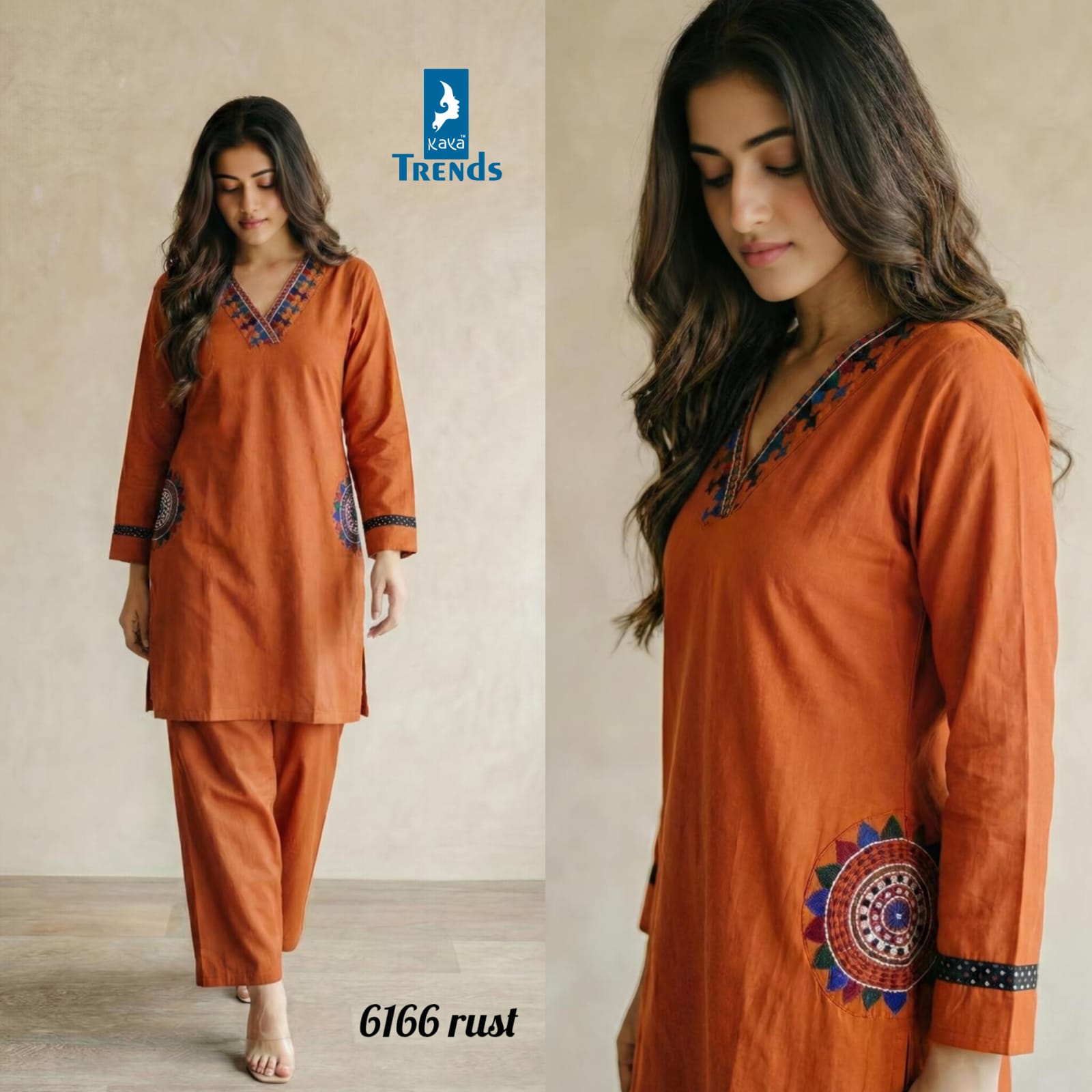 Design 6166 Kaya Cotton Co Ord Set Wholesaler