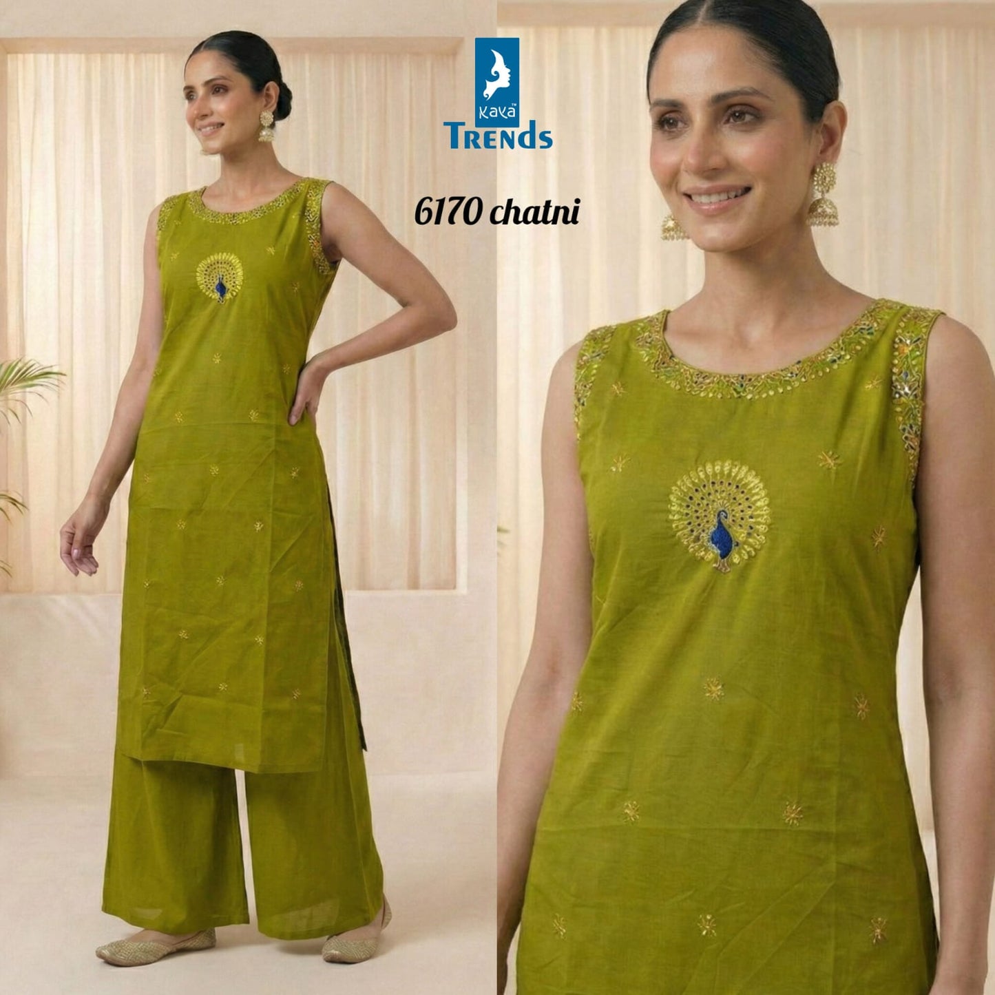 Design 6170 Kaya Cotton Co Ord Set Wholesaler