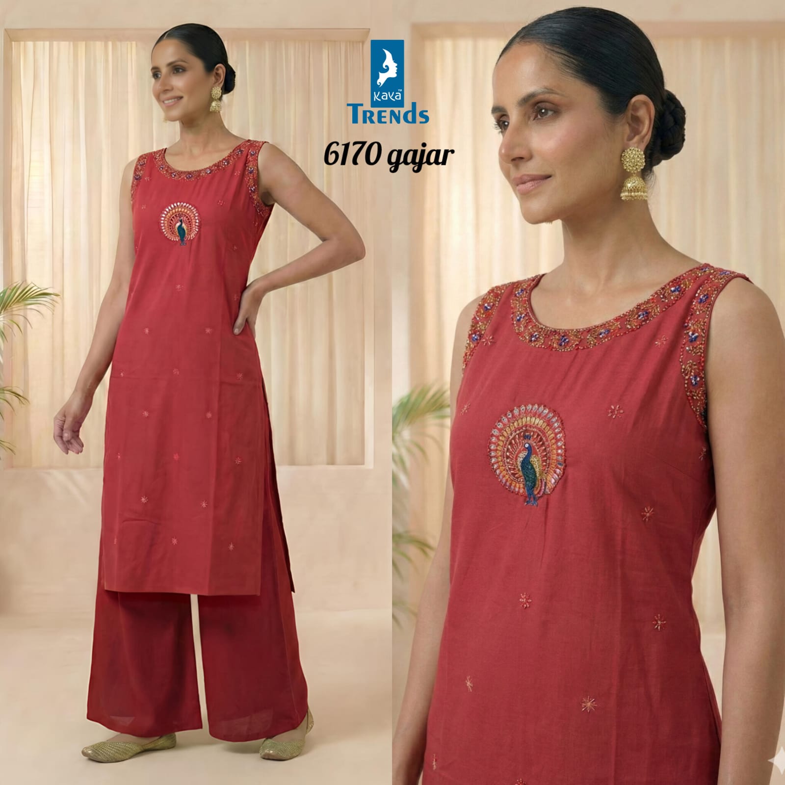 Design 6170 Kaya Cotton Co Ord Set Wholesaler