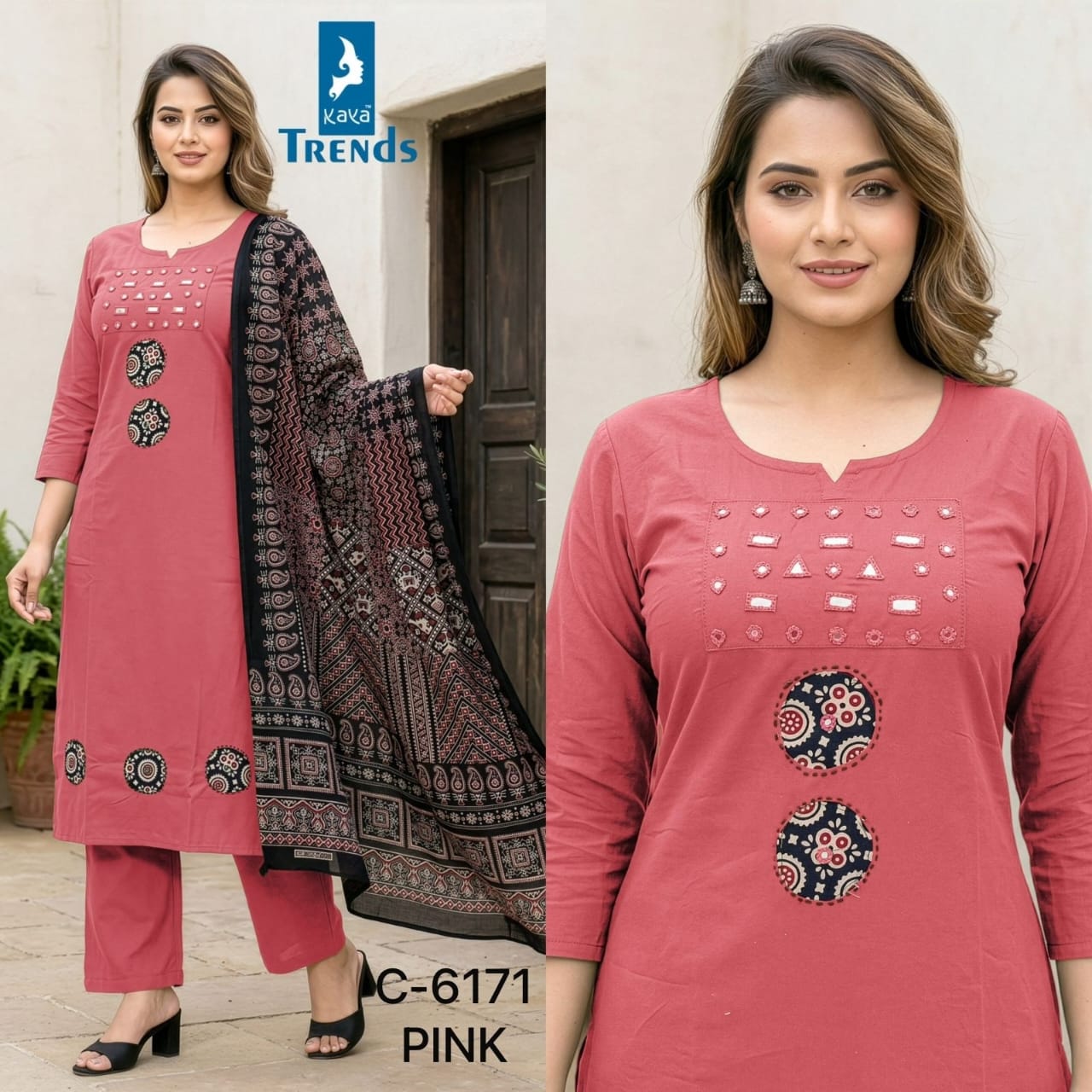 Design 6171 Kaya Trends Readymade Pant Style Suits Wholesaler