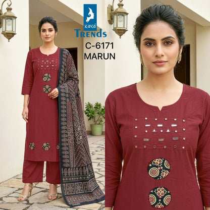 Design 6171 Kaya Trends Readymade Pant Style Suits Wholesaler