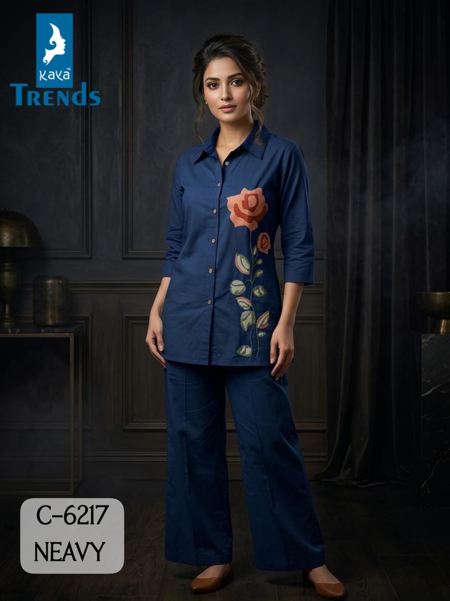 Design 6217 Kaya Trends Cotton Co Ord Set Wholesale