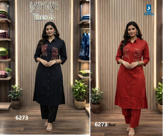 Design 6273 Kaya Trends Cotton Co Ord Set Manufacturer